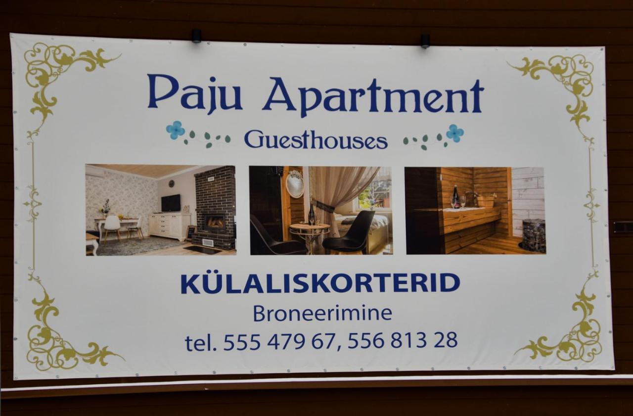 Paju Apartement With Sauna Выру Экстерьер фото